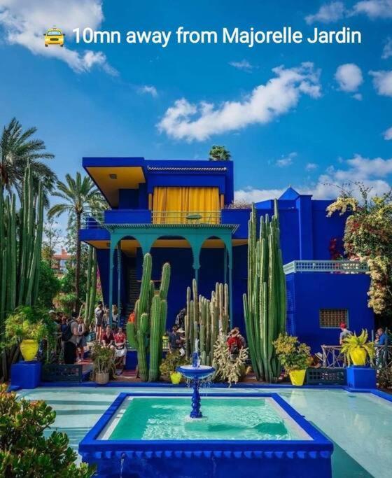 Plein Centre Marrakech, Grand Balcon Filant Apartamento Marraquexe Exterior foto